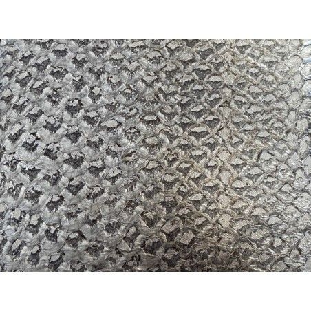 Détail écailles cuir de poisson - Perche du Nil - Gris - bijou maroquinerie - luxe exotique Cuir en Stock