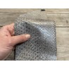 Peau cuir de poisson - Perche du Nil - Gris - bijou maroquinerie - luxe exotique Cuir en stock