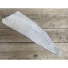 Peau envers cuir de poisson - Perche du Nil - Gris - bijou maroquinerie - luxe exotique cuirenstock