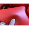 Morceaux de cuir de veau lisse - Rouge mat - Cuir en Stock