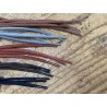 Lot de 5 paires de lacets rond coton - différent coloris - bonnes affaires - Cuir en Stock