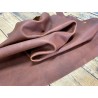 Souplesse demi-peau cuir de vachette pull up brun rouge Cuirenstock