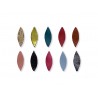 Lot de 10 losanges en cuir coloré pour créations et loisirs créatifs - Cuir en Stock