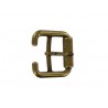 Boucle de ceinture à rouleau - semi fermé - laiton vieilli - bande 20mm - Cuir en Stock