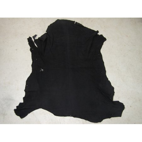 Cuir d'agneau velours - noir - accessoire - Cuirenstock