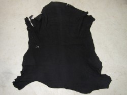Cuir d'agneau velours - noir - accessoire - Cuirenstock