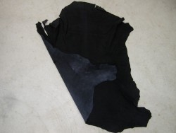 Cuir d'agneau velours - noir - accessoire - Cuirenstock