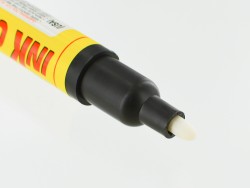 Stylo feutre pour effacer le stylo argent sur cuir - Cuir en Stock