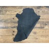 Peau de cuir de mouton naturel écologique - Noir
