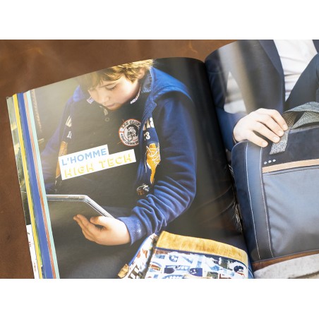 Livre couture du cuir éditions créapassions modèles pour hommes - Cuir en stock