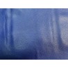 Grand morceau de cuir de taurillon - gros grain - couleur bleu électrique - Cuirenstock