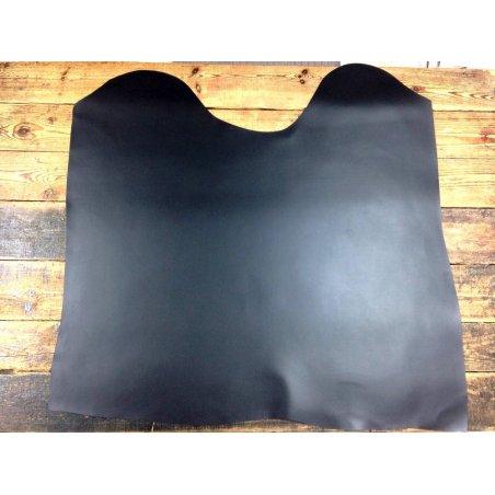 Collet de vache végétal - Noir - maroquinerie - Cuirenstock