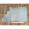 Demi-peau de cuir de vachette lisse bleu pastel cuir en stock