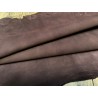 Peau de chèvre velours marron chocolat - maroquinerie - chaussure - Cuirenstock