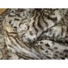 Tapis patchwork en peau de lapin - Lynx - Cuir en Stock