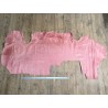 Demi-peau de vache en poil rose - décoration - maroquinerie - accessoire - Cuir en stock