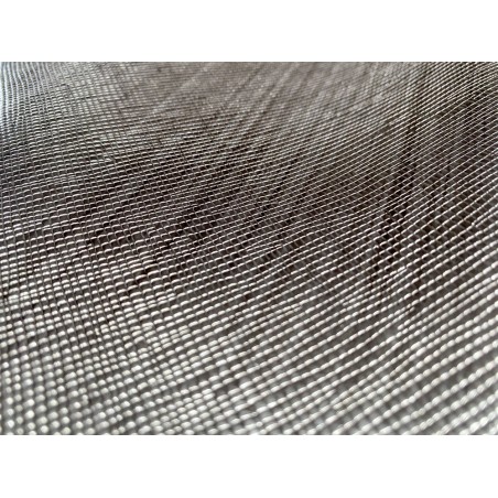 Demi peau de veau métallisé grainé argent platine - maroquinerie - Cuirenstock