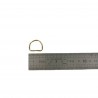 Anneaux demi-ronds - Doré - 20mm - Bouclerie - Cuir en Stock