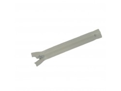 Fermeture à glissière - blanche - 12 cm - fermeture éclair - cuir en stock