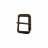 Boucle de ceinture trapèze - bronze - 30mm - ceinture - bouclerie - accessoires - cuir en stock