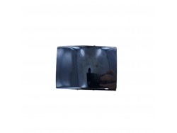 boucle de ceinture rectangulaire - noir bleuté - griffes - 40 mm - ceintures - bouclerie - cuir en stock