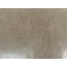 Peau de cuir de veau petit grain façon serpent taupe - Maroquinerie - Cuirenstock
