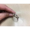 Anneau brisé plat - 25 mm - nickel - Cuirenstock