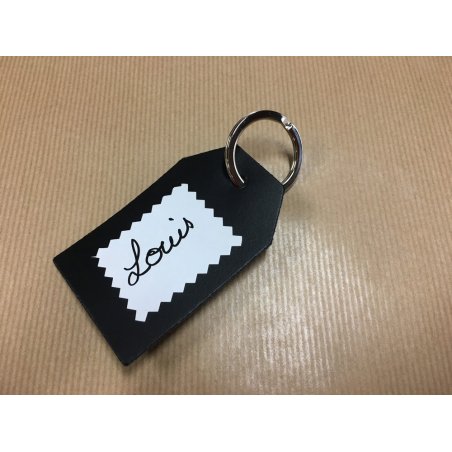 Anneau brisé plat - 25 mm - nickel - Cuirenstock