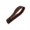 Fermeture invisible - noisette - 24.5 cm - fermeture éclair - cuir en stock