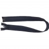 Fermeture Eclair® - noire- zip séparable - 54 cm - Cuir en stock