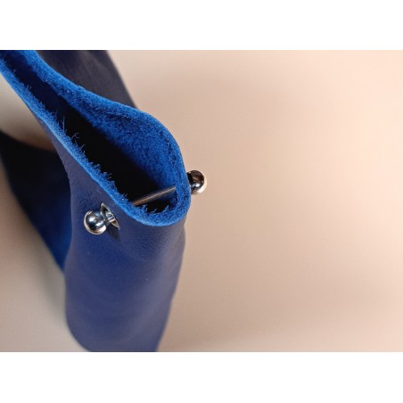 Barrette départ de poignée à visser - nickelé - maroquinerie - accessoire - cuirenstock