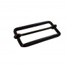 Passant rectangulaire coulissant réglable - 50 mm - bronze - maroquinerie - Cuir en Stock