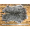 Peau de lapin - Gris chinchilla - Cuir en Stock
