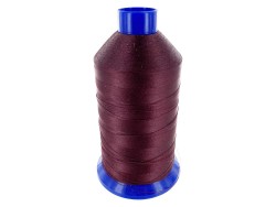 Cône - bobine - fils bordeaux - DMC n°60 - couture machine cuir - Cuir en Stock