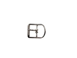 boucle recatngulaire à rouleau - nickelé - 14 mm - Cuir en Stock