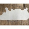 Cuir de vachette nubuck - grain bicolore - blanc et gris - maroquinerie - Cuirenstock