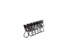 Attache porte clés - nickelé - maroquinerie - accessoires - cuirenstock