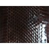 Peau de cuir de serpent - Brun - Cuir en Stock