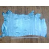 Demi peau de veau métallisé - BLEU CLAIR - Cuir en Stock
