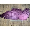 Demi peau de veau métallisé - BORDEAUX- Maroquinerie - Cuir en Stock