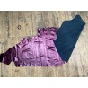 Demi peau de veau métallisé - BORDEAUX- Maroquinerie - Cuir en Stock