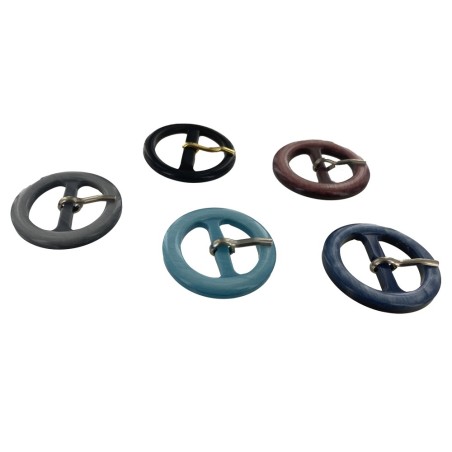 LOT surprise de 5 boucles de ceinture ronde fantaisie