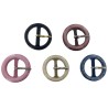 LOT surprise de 5 boucles de ceinture ronde fantaisie