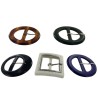 LOT surprise de 5 boucles de ceinture fantaisie - Cuir en Stock