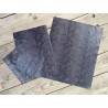 Morceau de cuir de vache grain serpent - ANTHRACITE - Cuirenstock