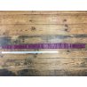 Peau de cuir de serpent cobra cirée - Aubergine - Cuir en Stock