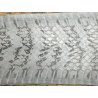 Peau de cuir de serpent cobra cirée - Gris acier - Cuir en Stock