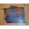 Demi peau de cuir de vachette ciré pullup - végétal - bleu marine - maroquinerie - cuirenstock