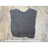 Peau de veau velours gris bison - Cuir en Stock