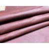 Croûte de cuir de vache ciré acajou - Cuir en stock